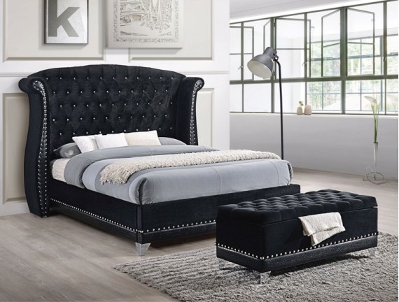 BARZINI - Queen Bed with Bench