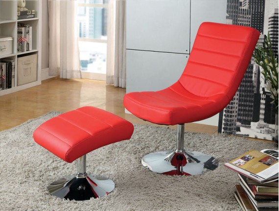 VALERIE - Chair with Ottoman