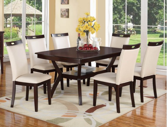 EVOKE - 7 Pc Dining Set