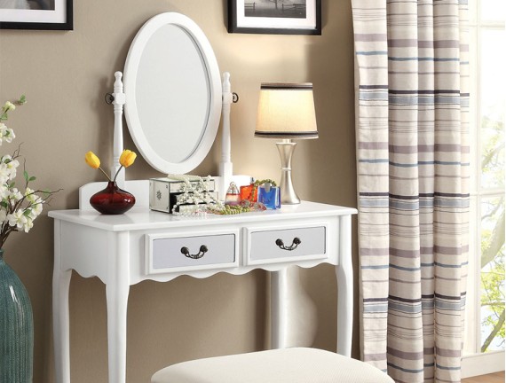 ADRIANA VANITY W/ STOOL